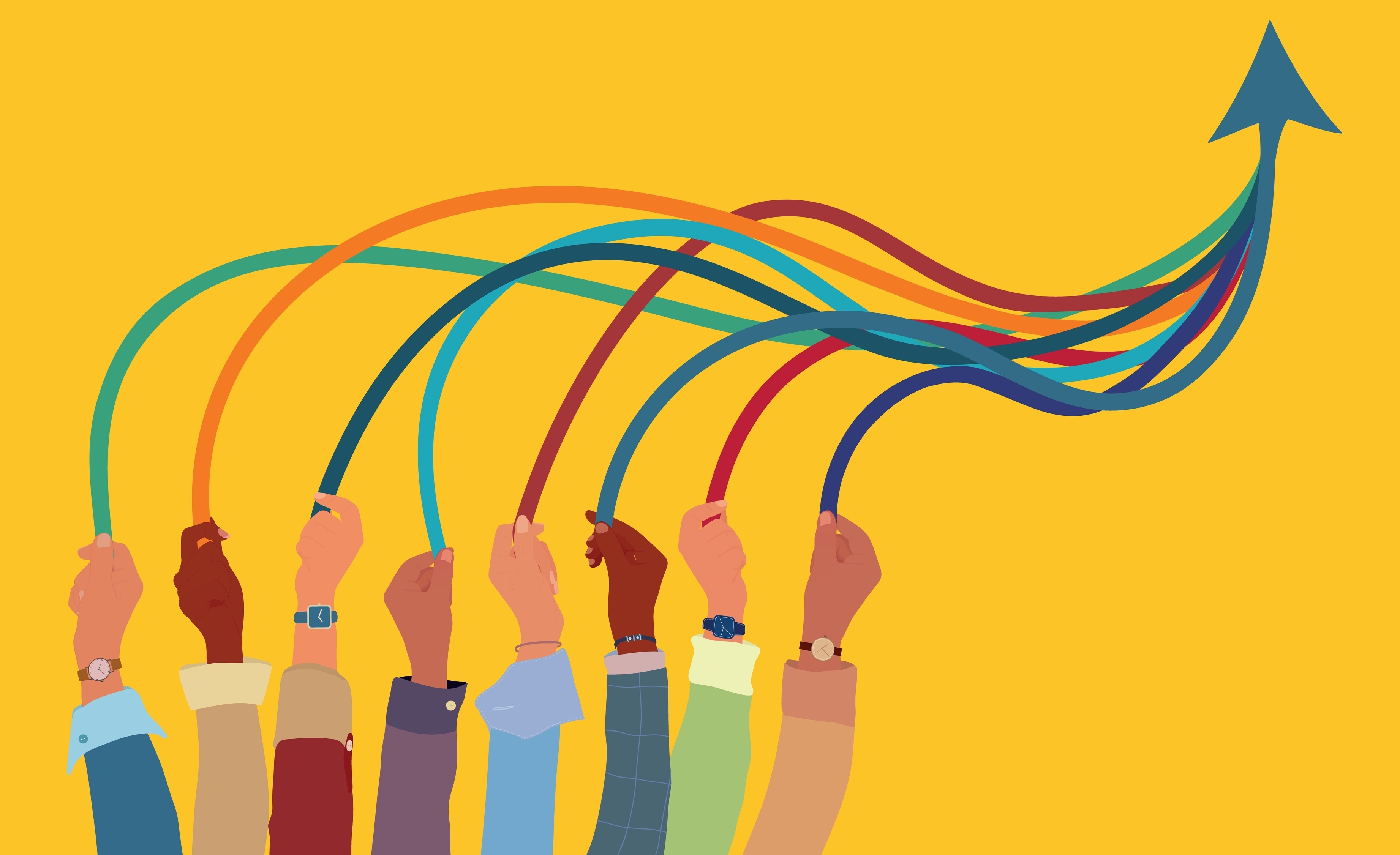 Hecht samenwerkend team